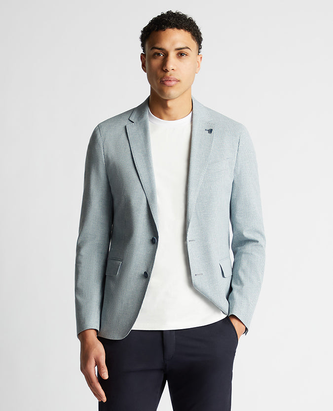 Cotton slim fit jacket sale