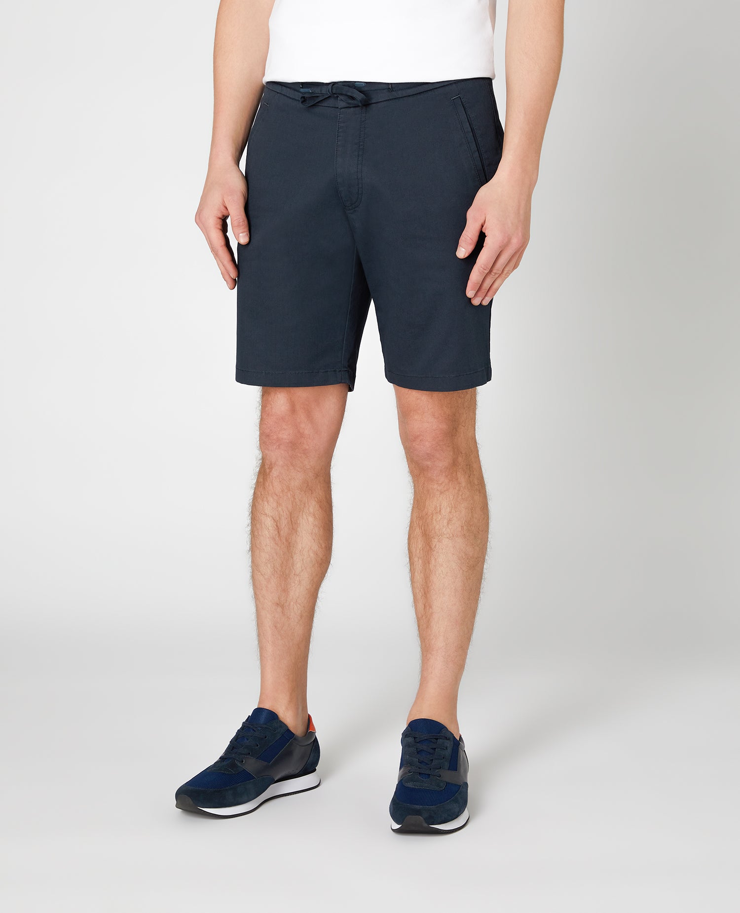 Chino shorts with drawstring on sale