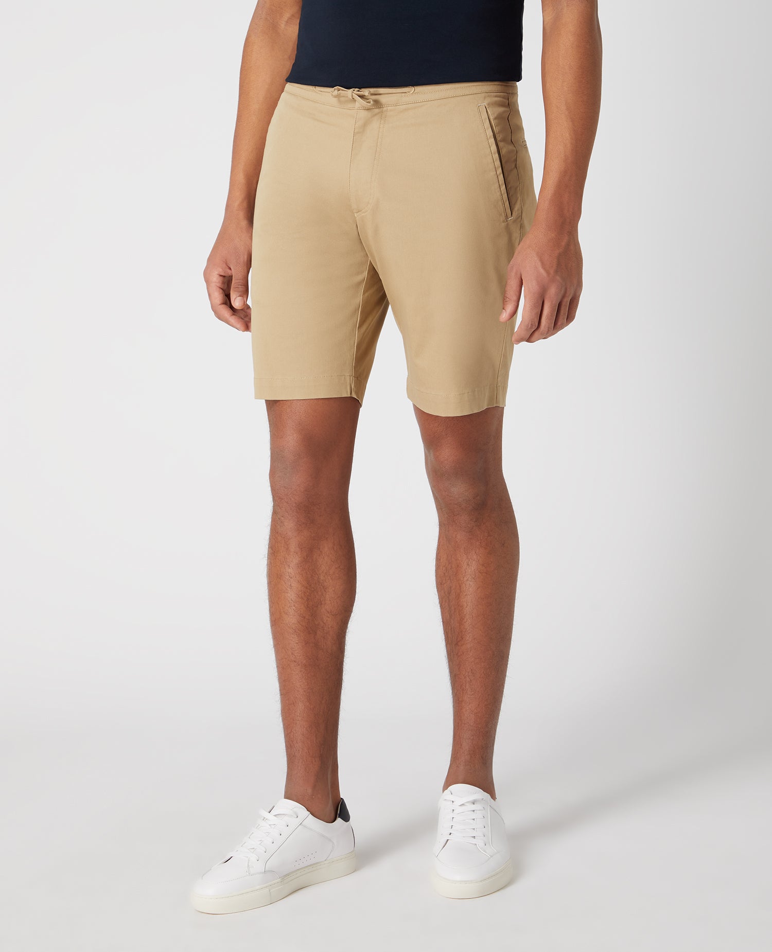 Slim Leg Cotton Stretch Chino Shorts