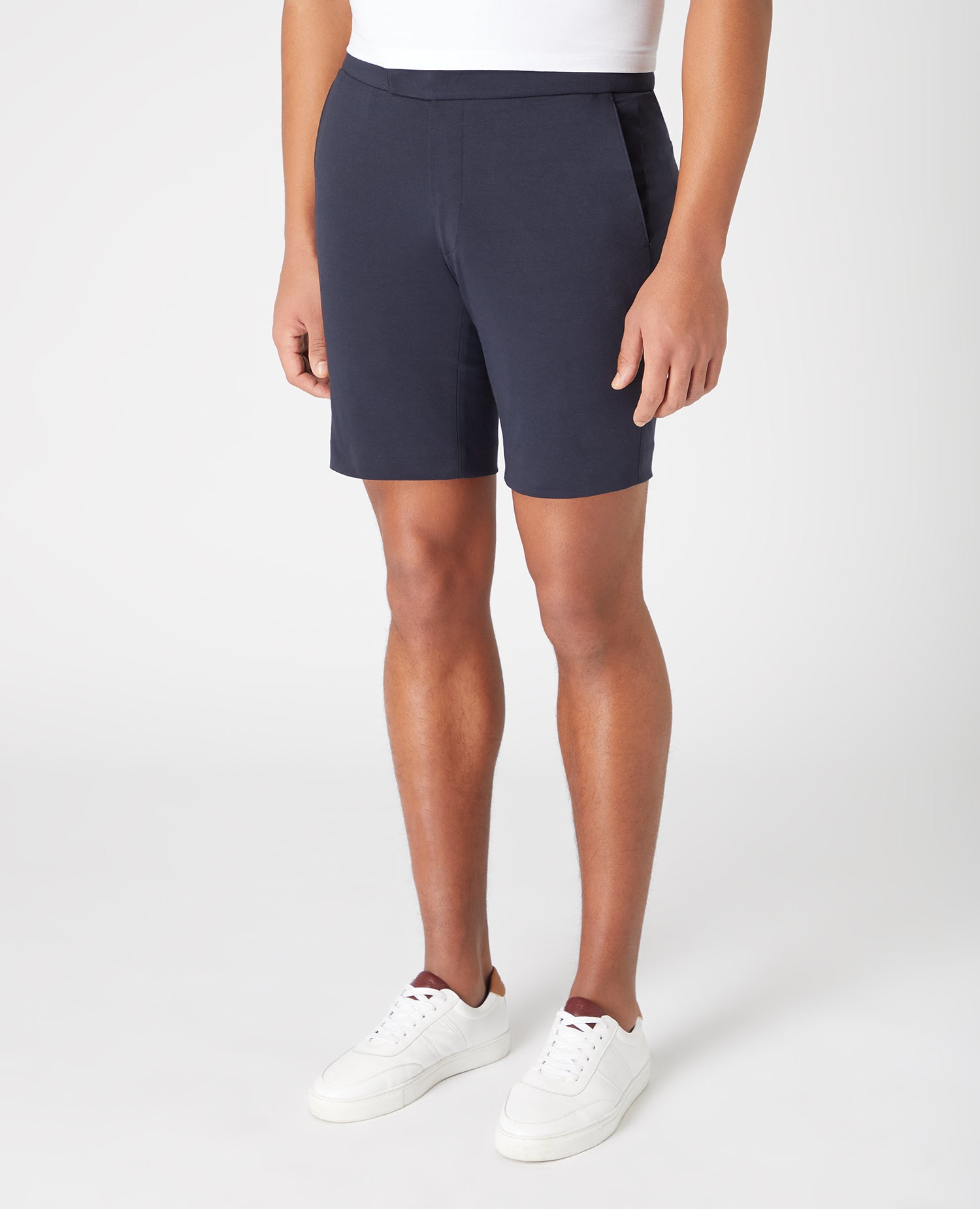 Slim fit stretch shorts online