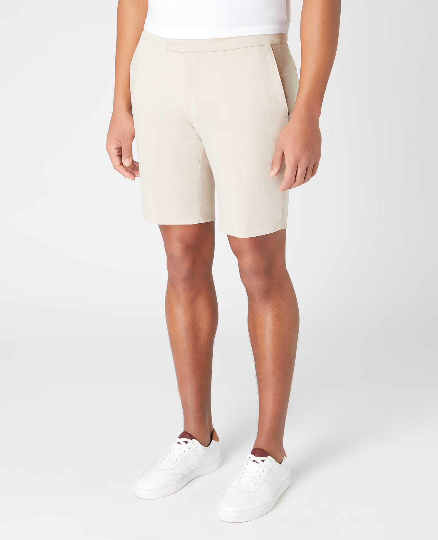 Slim fit stretch shorts on sale