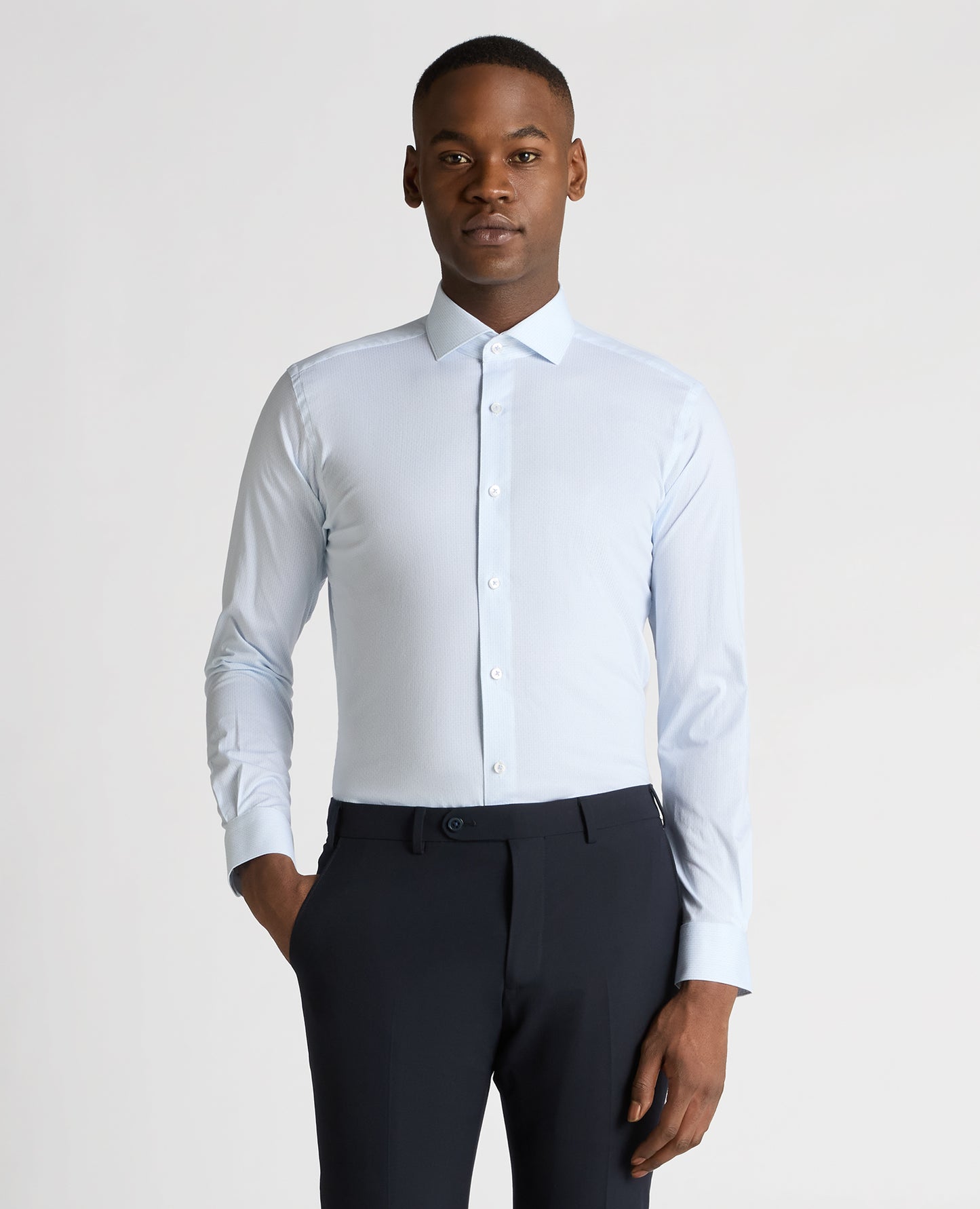 Slim Fit Cotton-Stretch Shirt