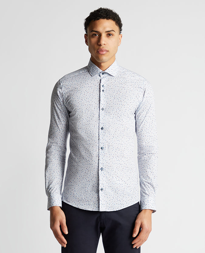 Slim Fit Cotton Stretch Shirt