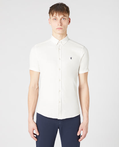 Slim fit cotton stretch shirt