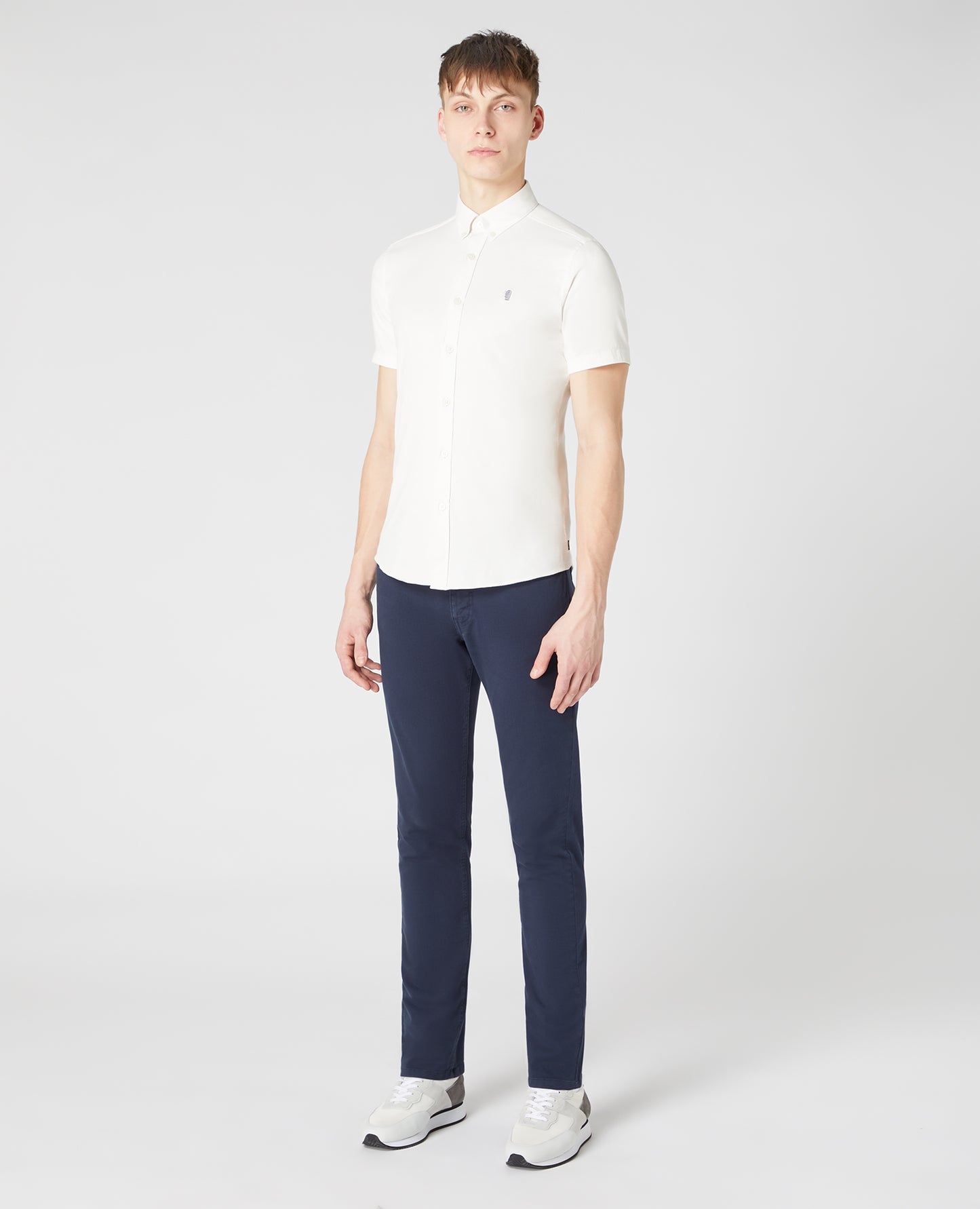 Slim fit cotton stretch shirt