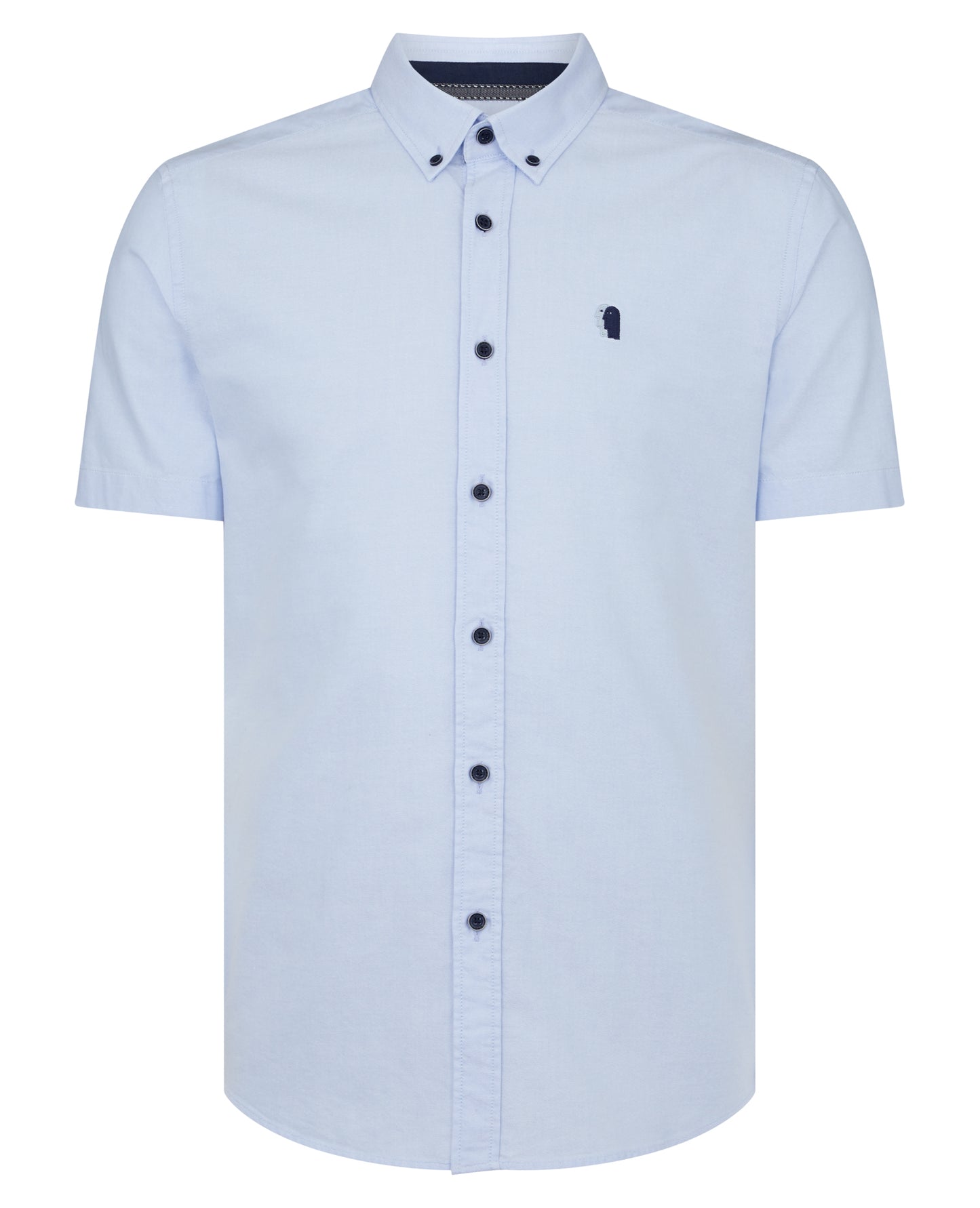 Slim Fit Oxford Cotton Short Sleeve Shirt