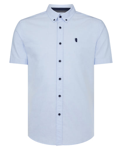 Slim Fit Oxford Cotton Short Sleeve Shirt