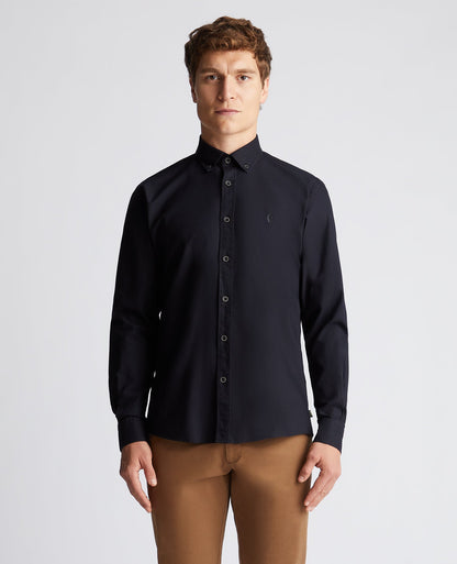 Tapered Fit Oxford Cotton Shirt