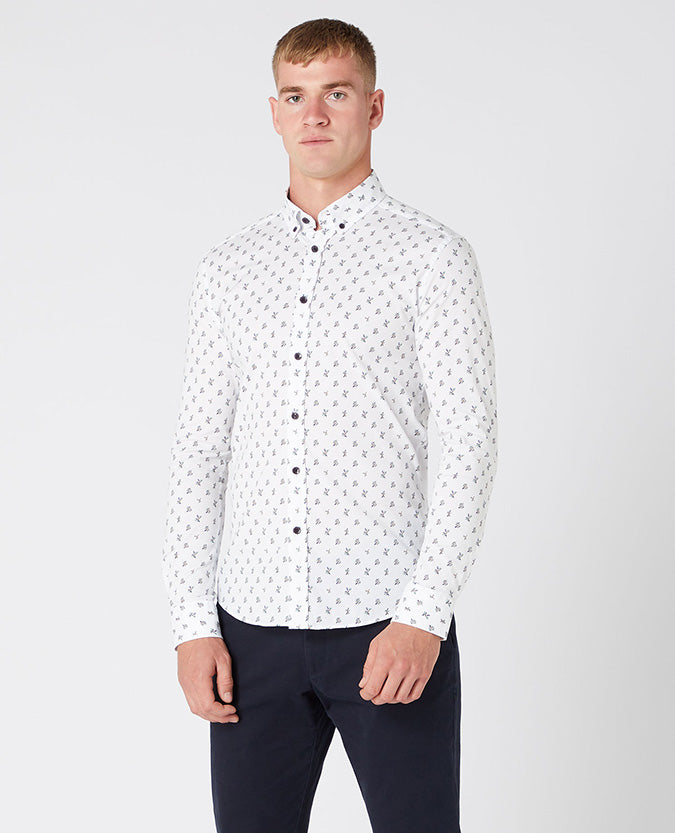 Slim Fit Cotton Stretch Shirt