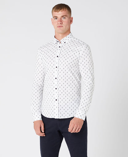 Slim Fit Cotton Stretch Shirt