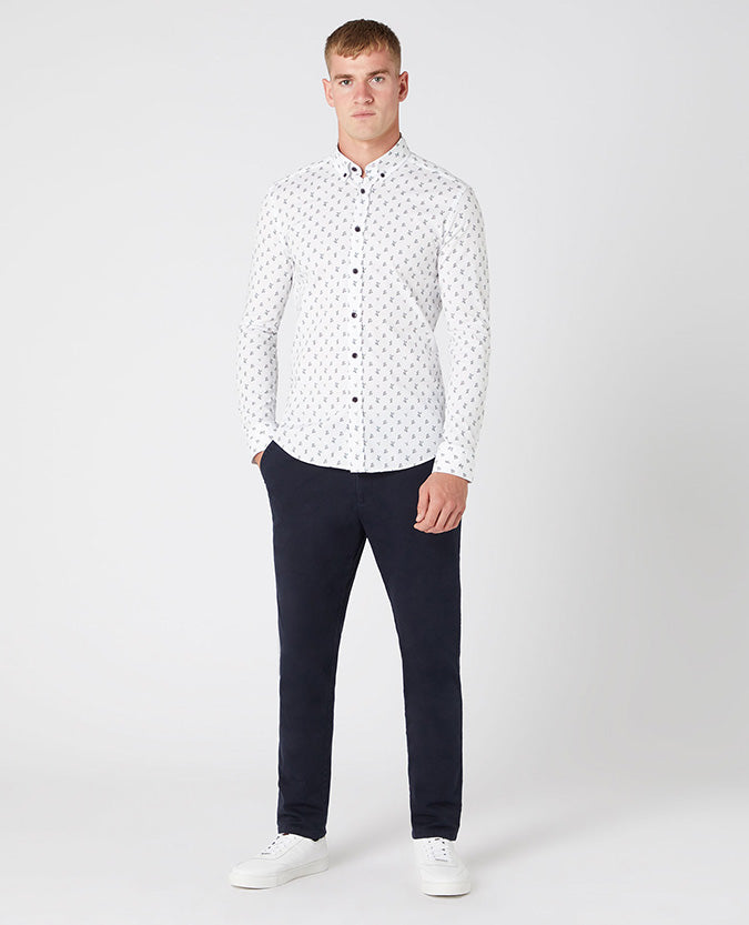 Slim Fit Cotton Stretch Shirt