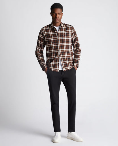 Regular Fit Checked Cotton Overshirt