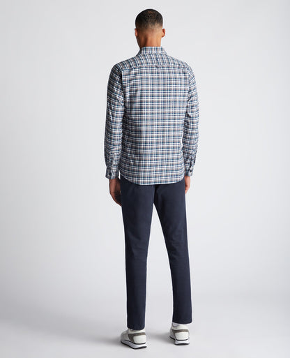 Regular Fit Checked Cotton Overshirt