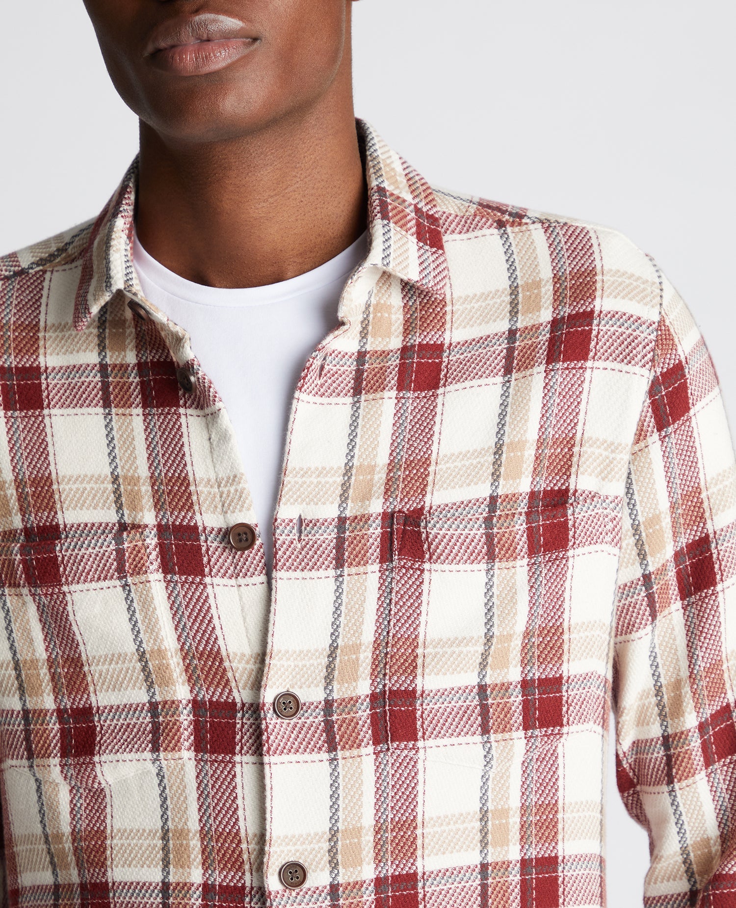 Regular Fit Checked Cotton Overshirt