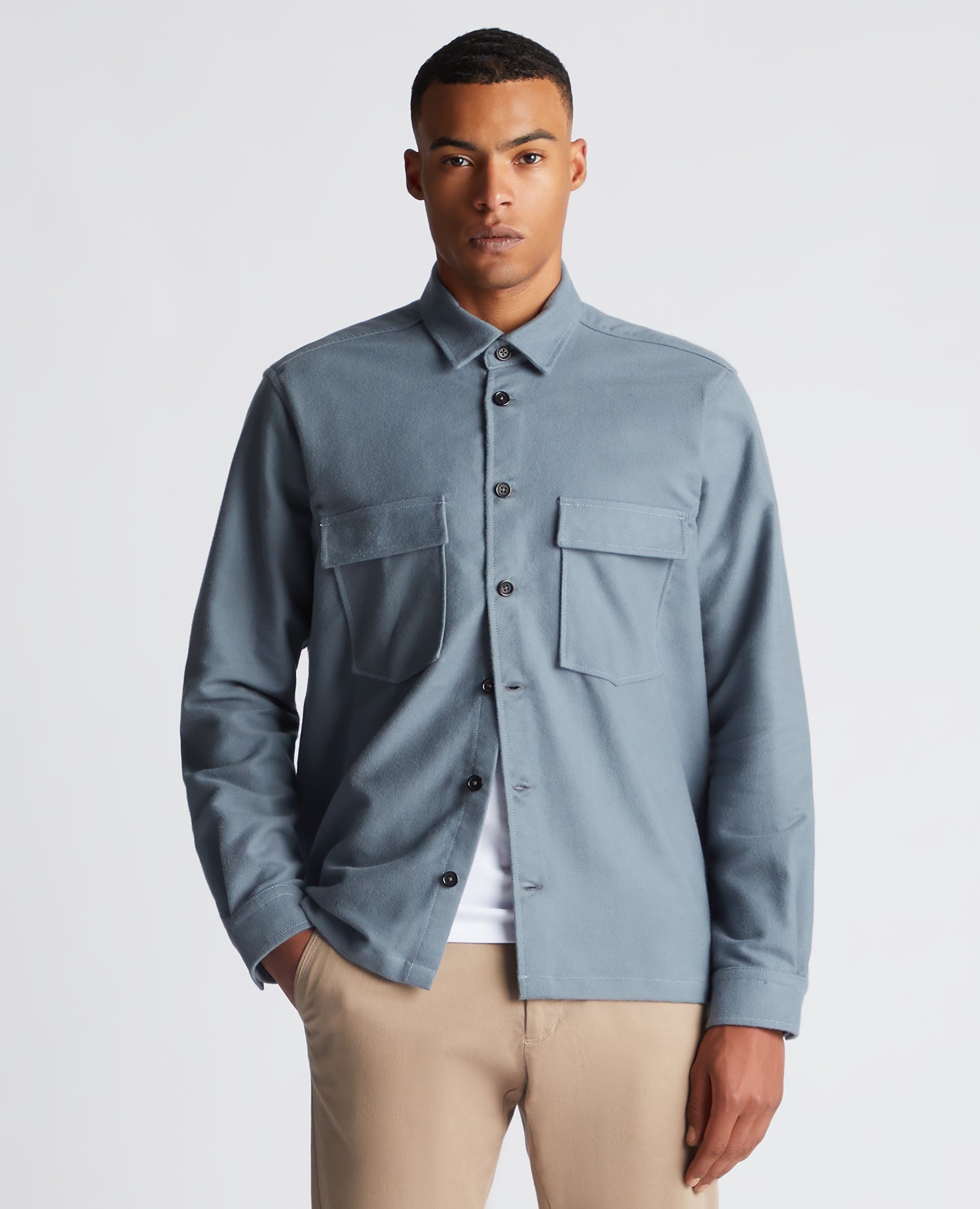 Regular Fit Heavyweight Cotton Overshirt