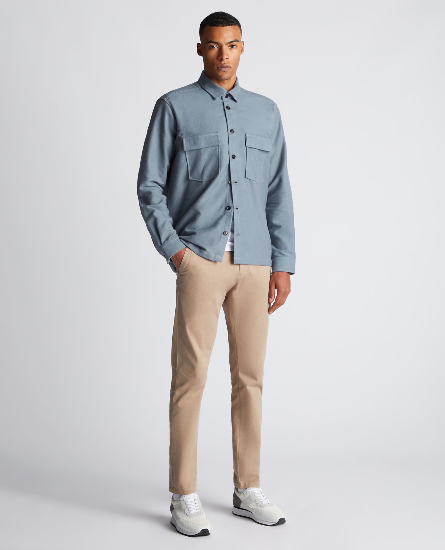 Regular Fit Heavyweight Cotton Overshirt