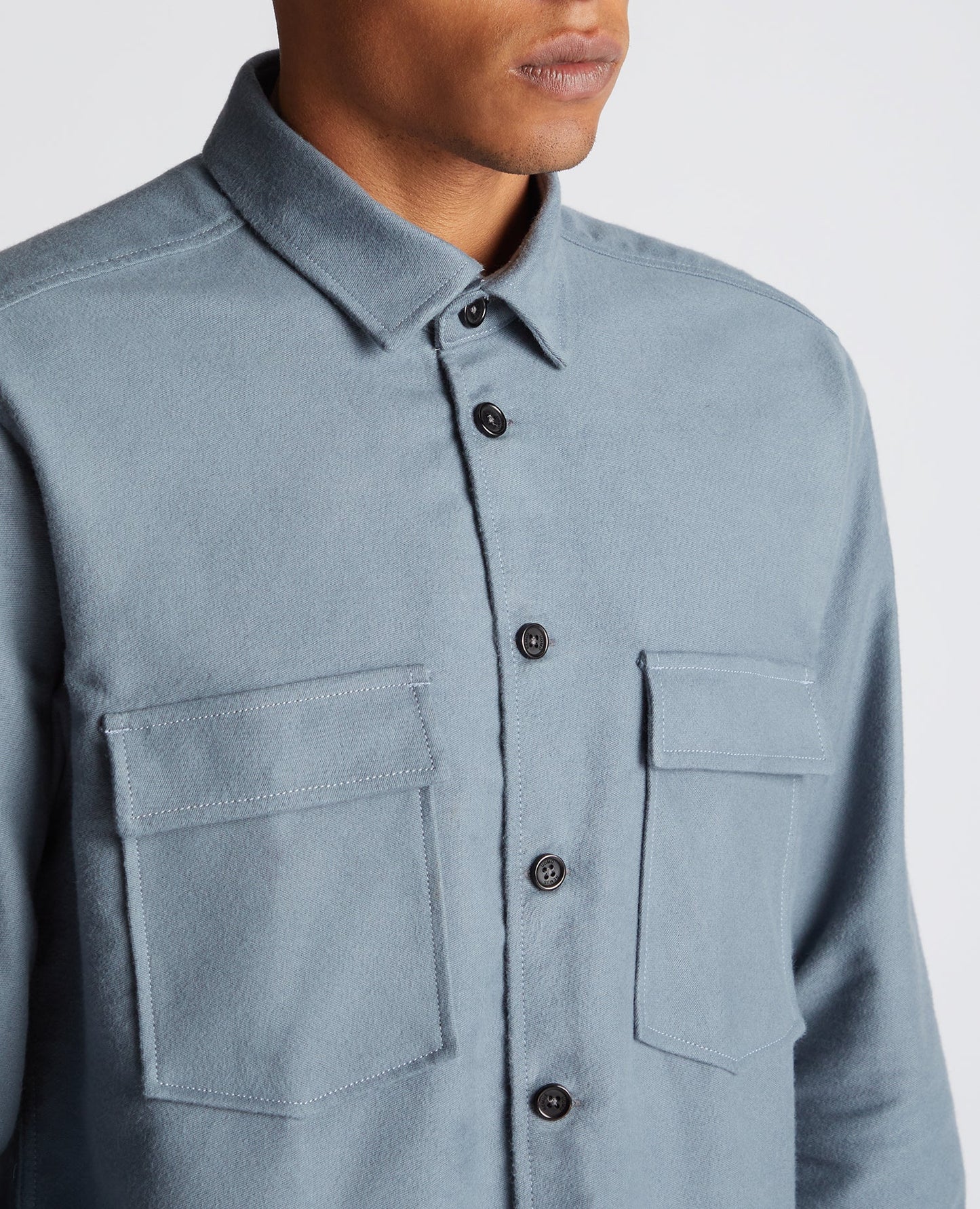 Regular Fit Heavyweight Cotton Overshirt