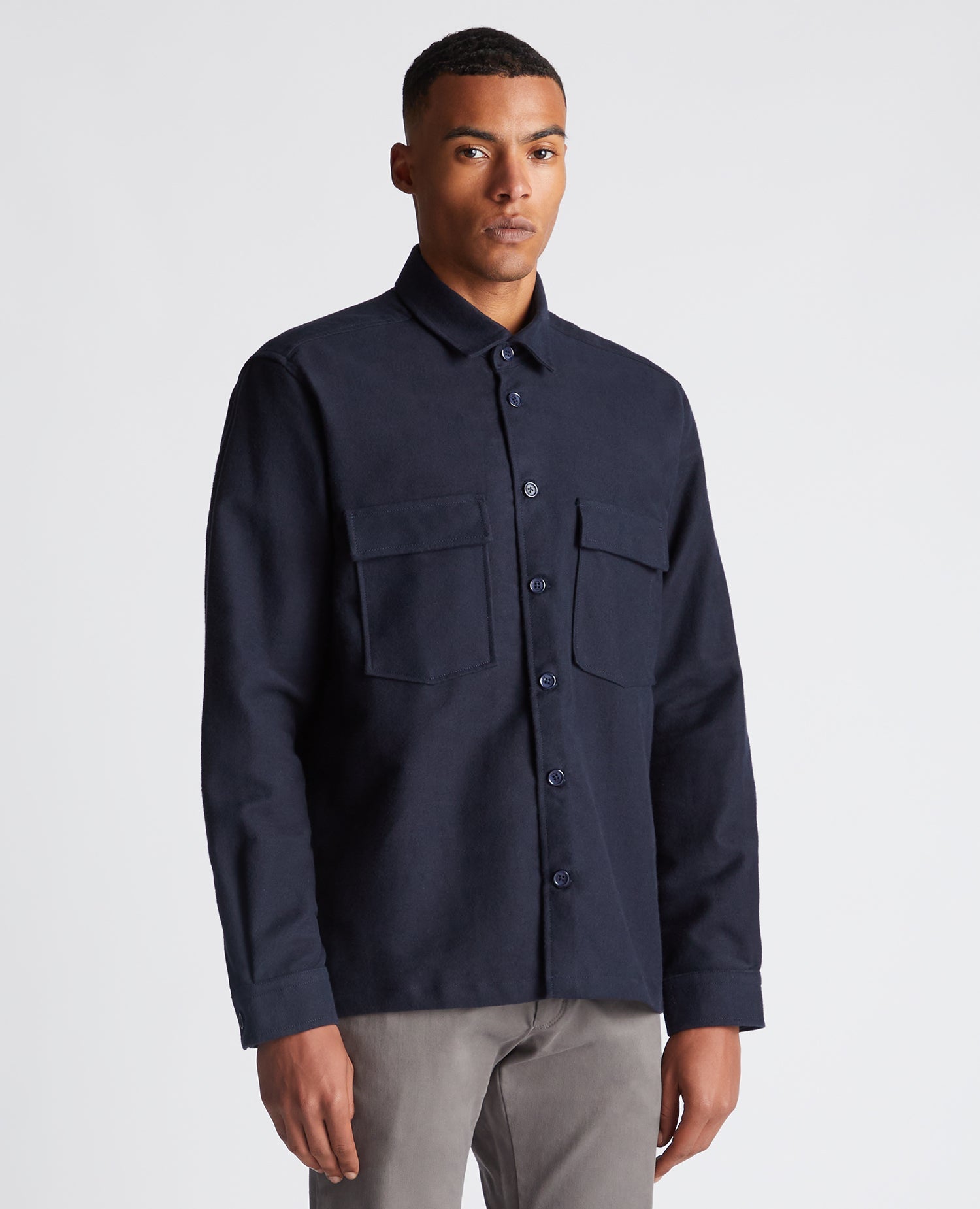 Regular Fit Heavyweight Cotton Overshirt