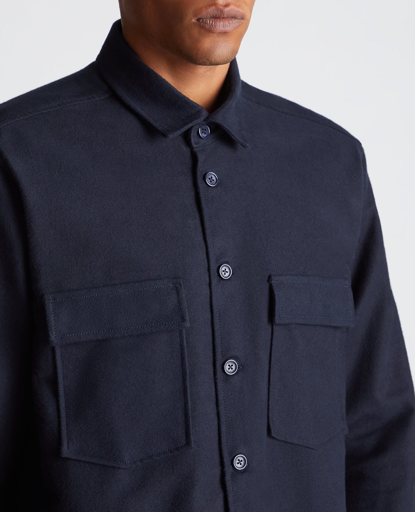 Regular Fit Heavyweight Cotton Overshirt