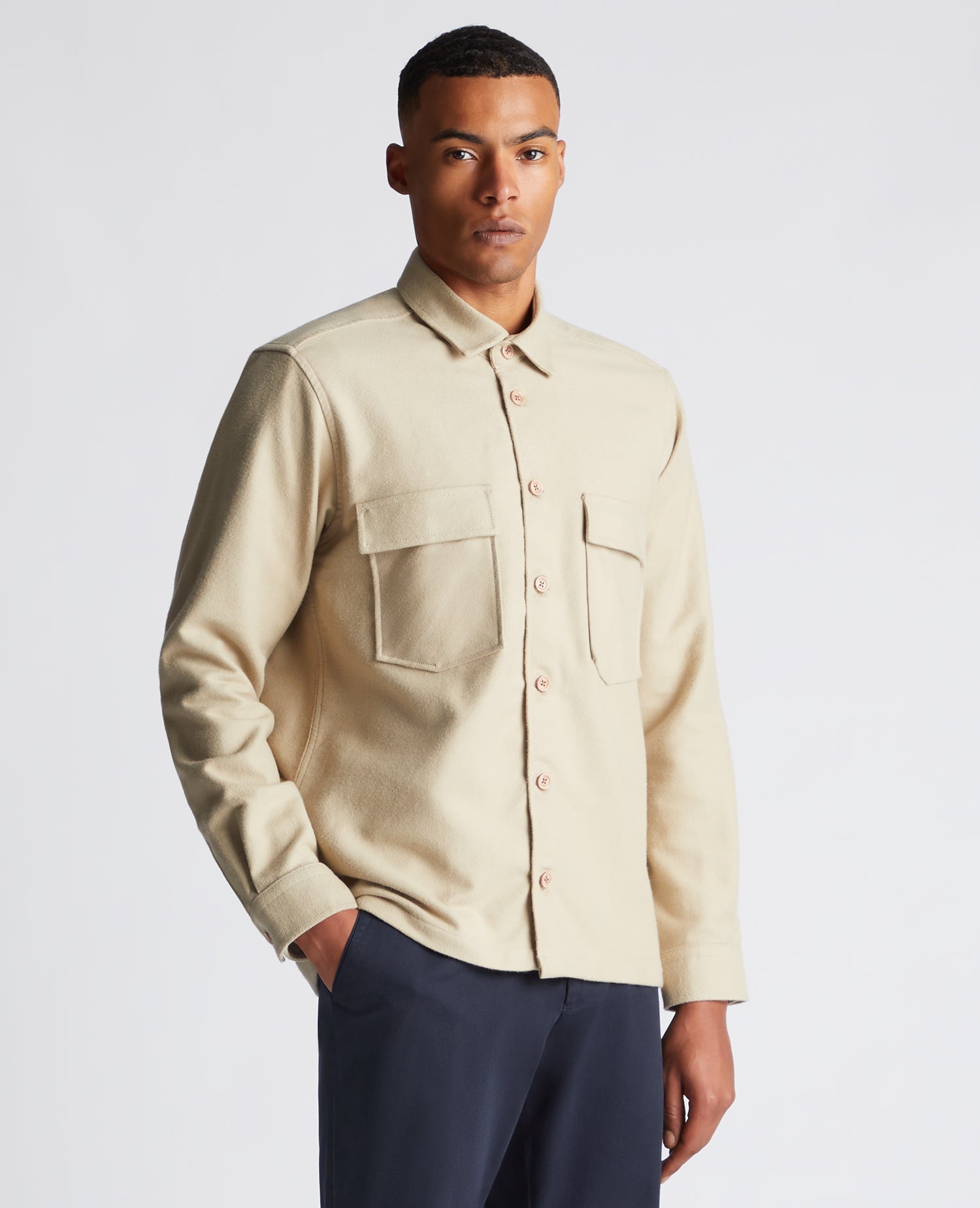 Regular Fit Heavyweight Cotton Overshirt