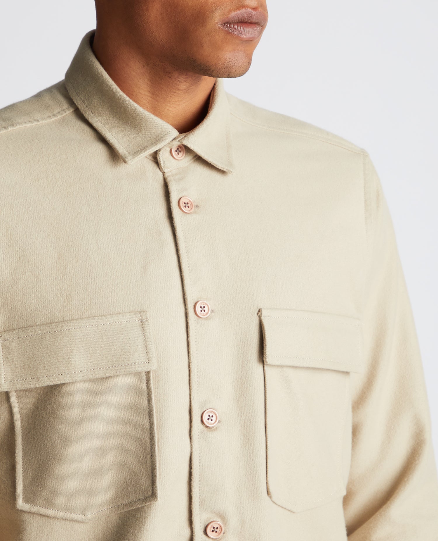 Regular Fit Heavyweight Cotton Overshirt