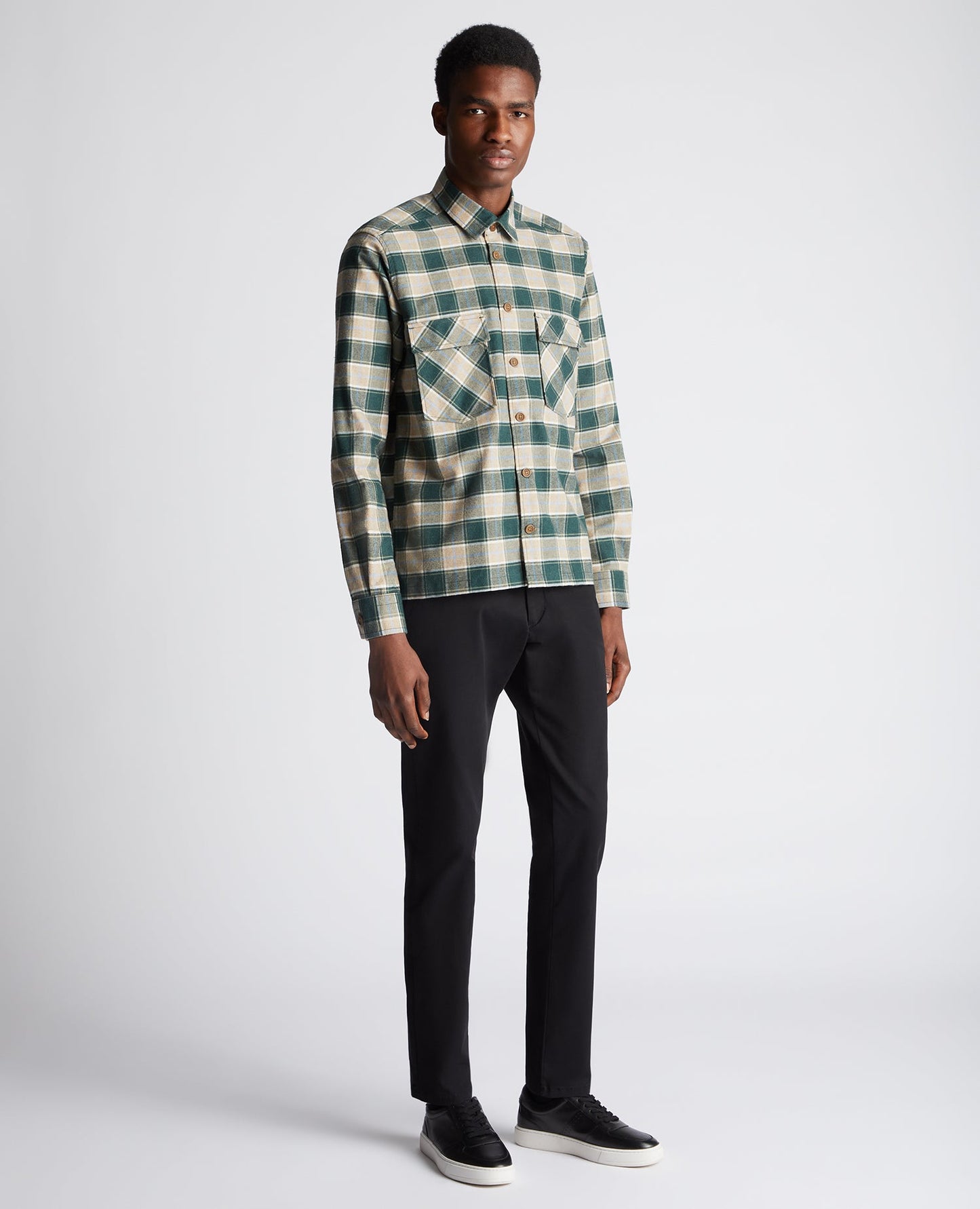 Regular Fit Checked Cotton Shirt