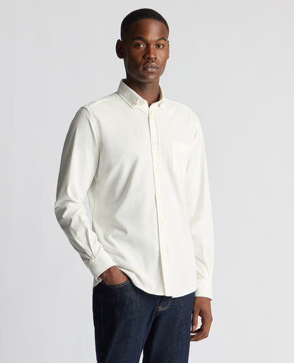 Tapered Fit Micro Corduroy Shirt