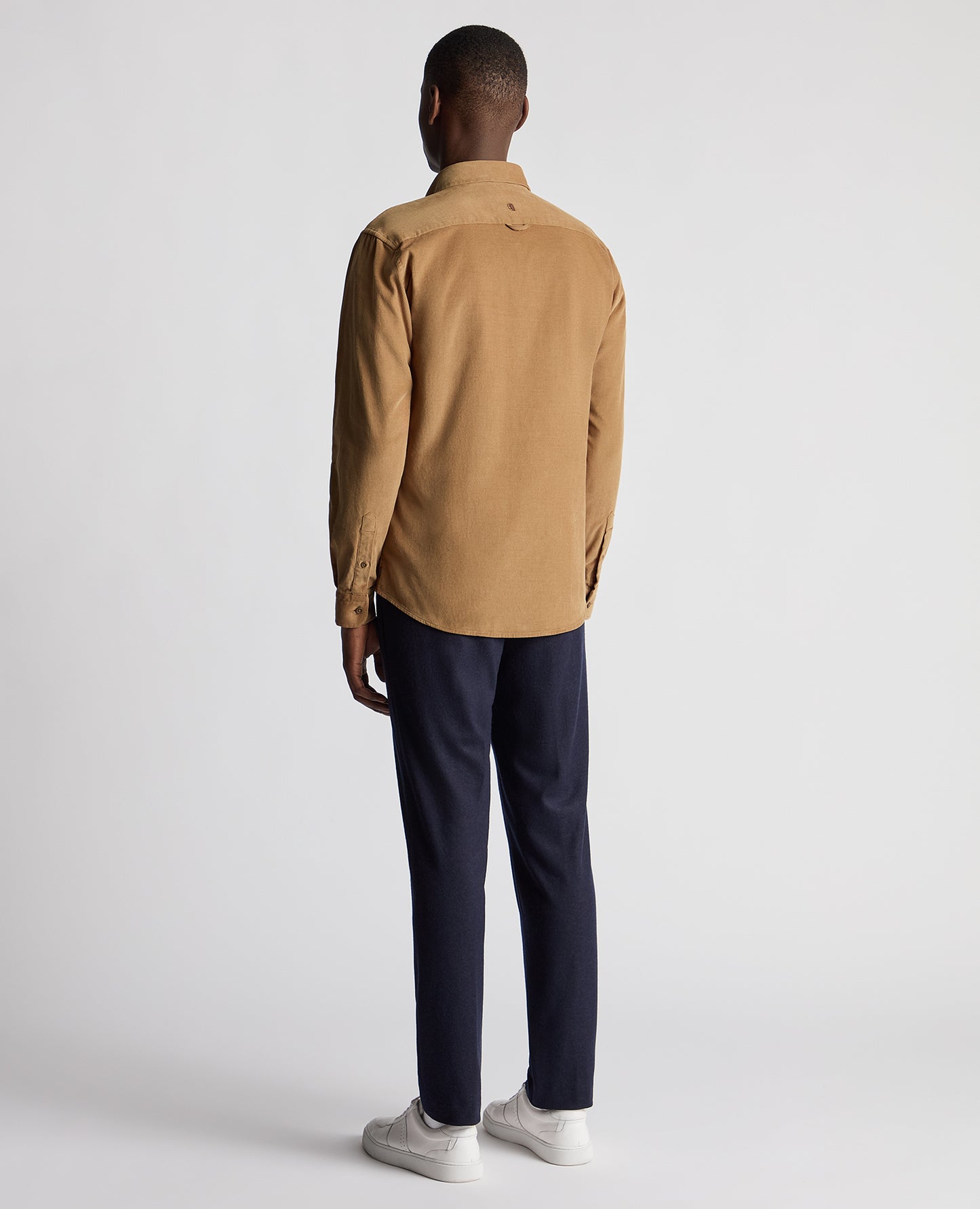 Tapered Fit Micro Corduroy Shirt