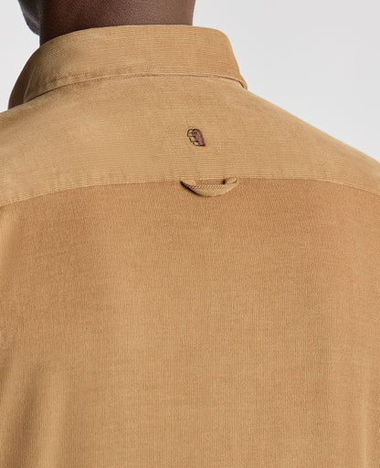 Tapered Fit Micro Corduroy Shirt