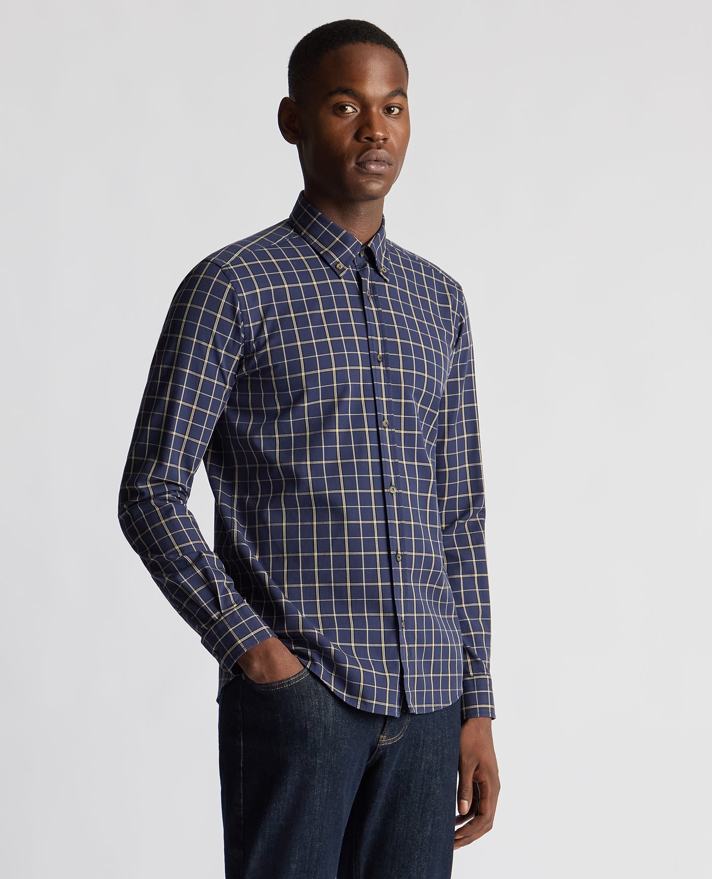 Slim Fit Checked Shirt