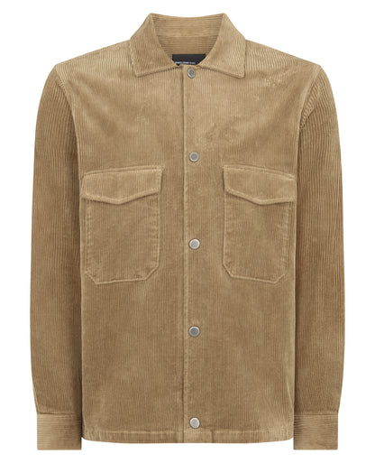 Tapered Fit Corduroy Overshirt