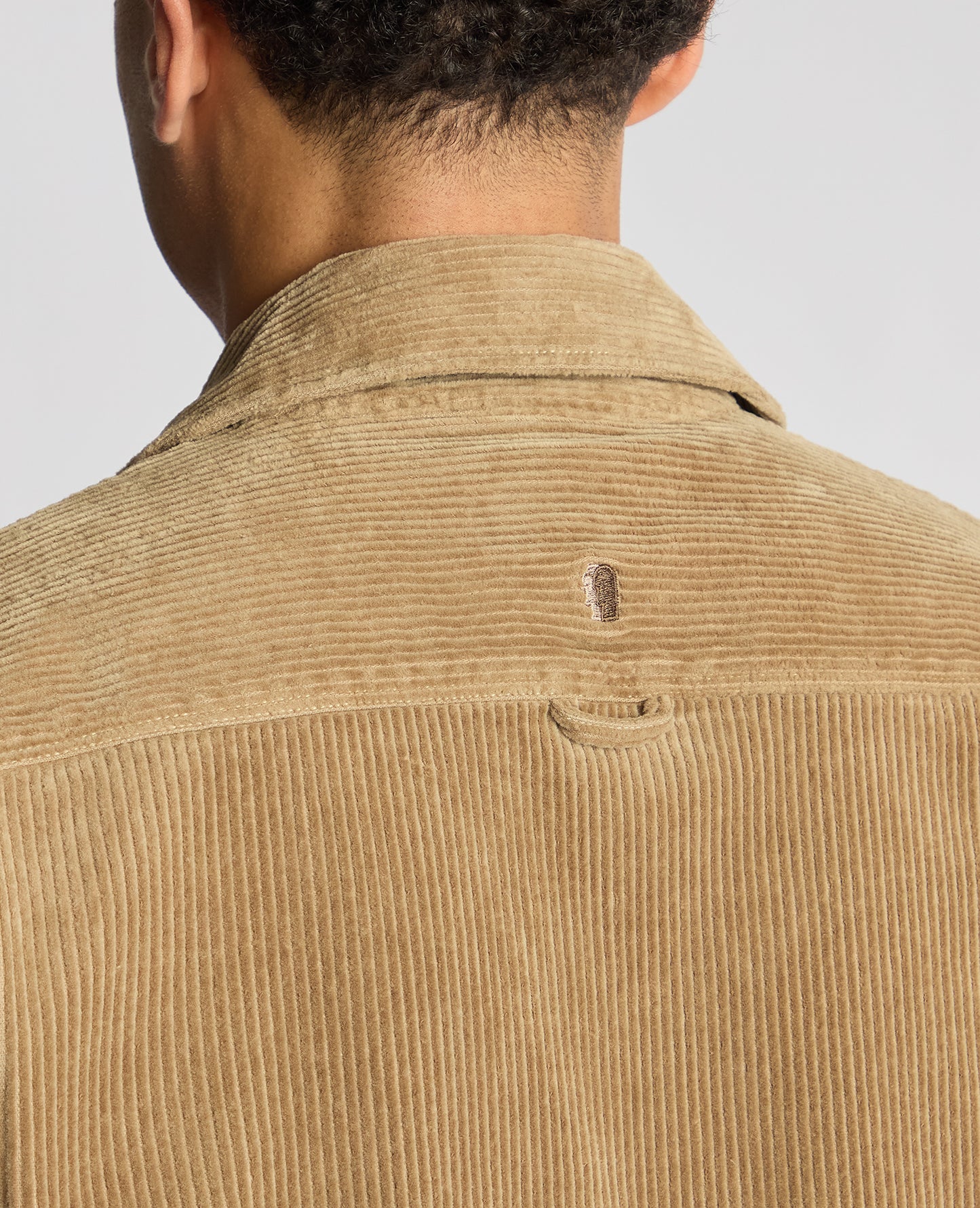 Tapered Fit Corduroy Overshirt