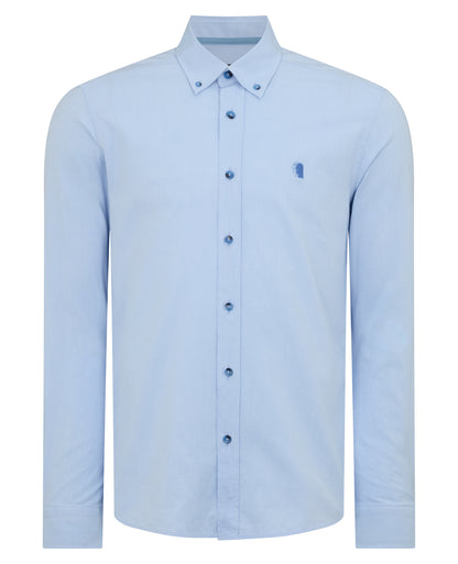 Tapered Fit Cotton Oxford Shirt