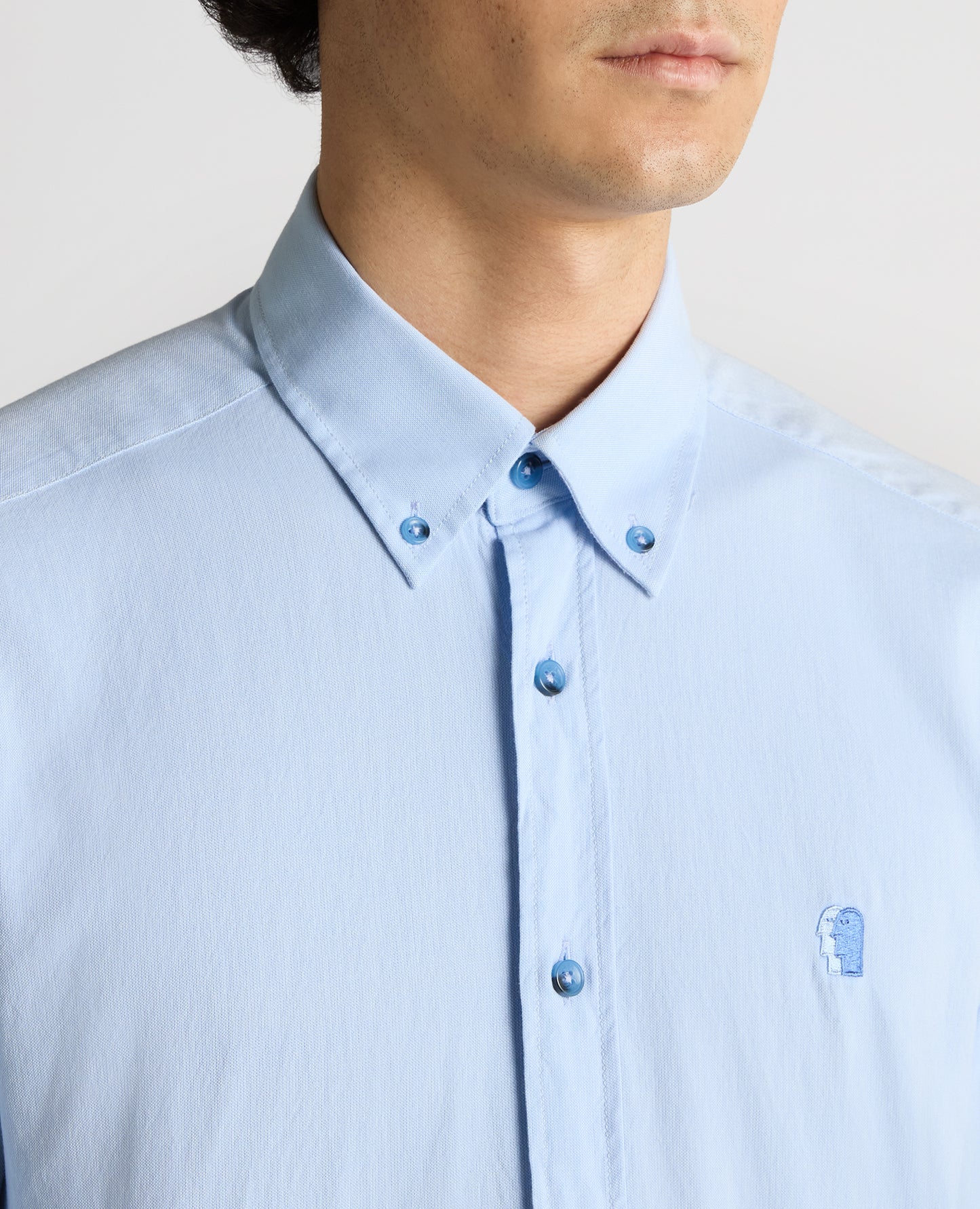 Tapered Fit Cotton Oxford Shirt