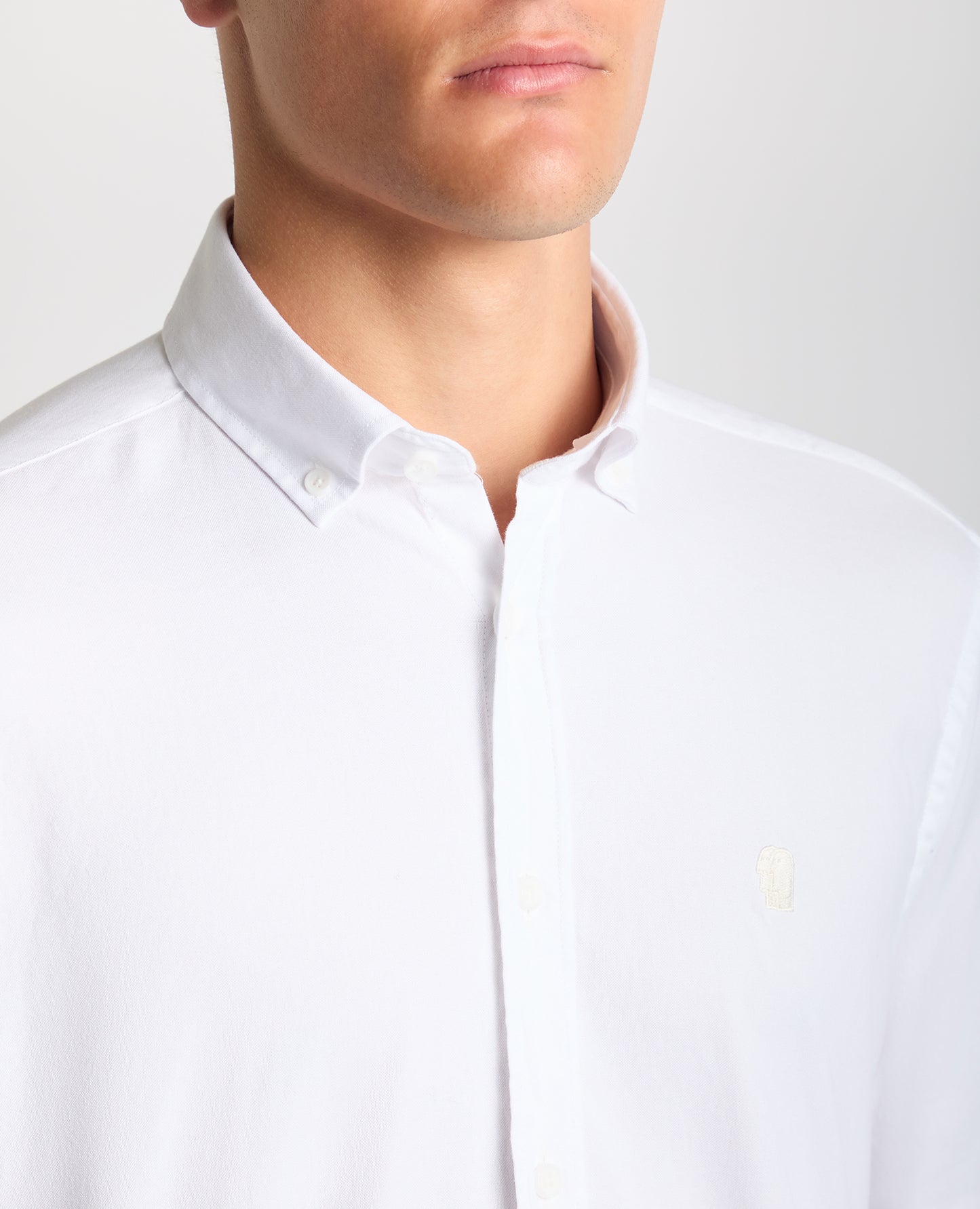 Tapered Fit Oxford Cotton Shirt