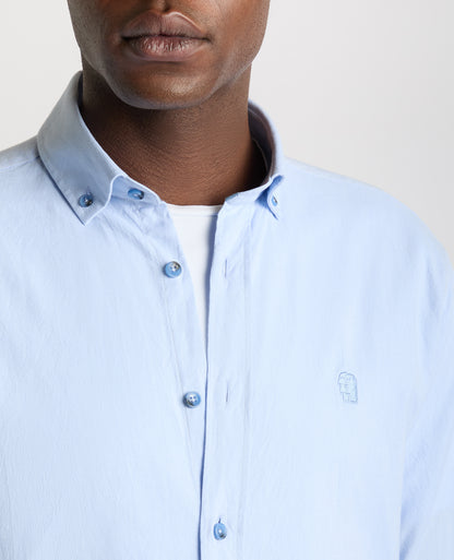 Tapered Fit Oxford Cotton Shirt