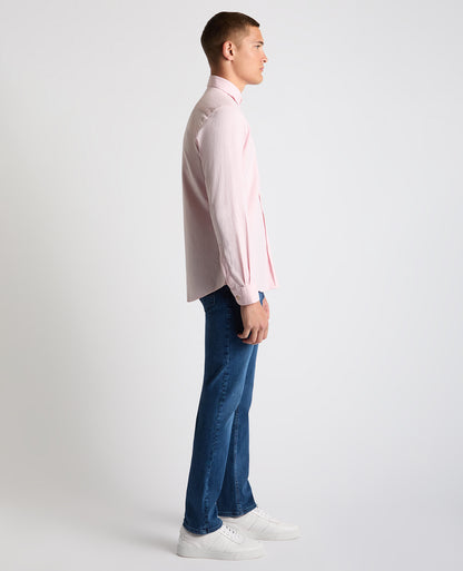 Tapered Fit Oxford Cotton Shirt