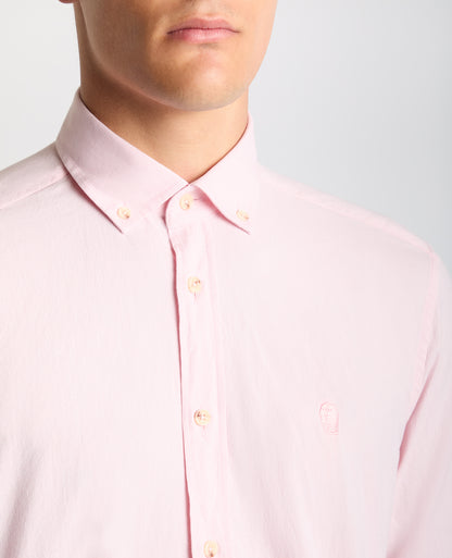 Tapered Fit Oxford Cotton Shirt