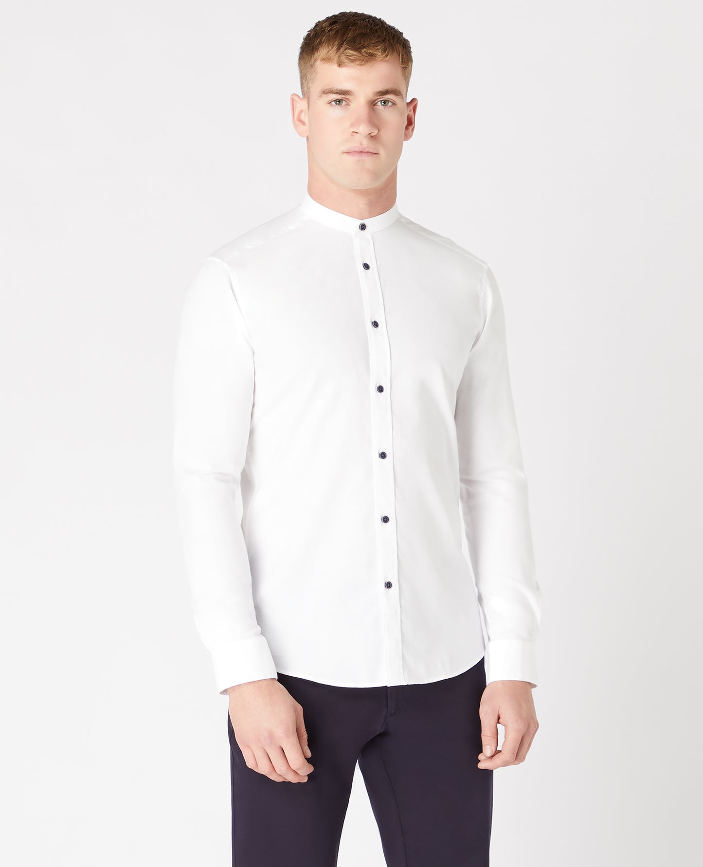 Slim Fit Cotton-Blend Shirt