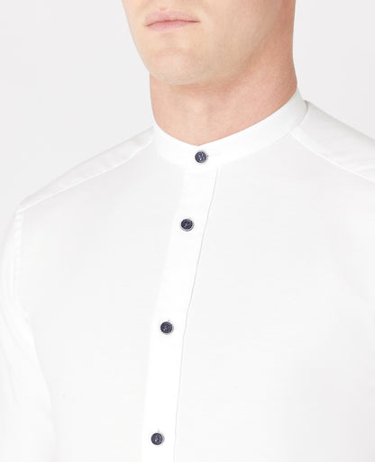 Slim Fit Cotton-Blend Shirt