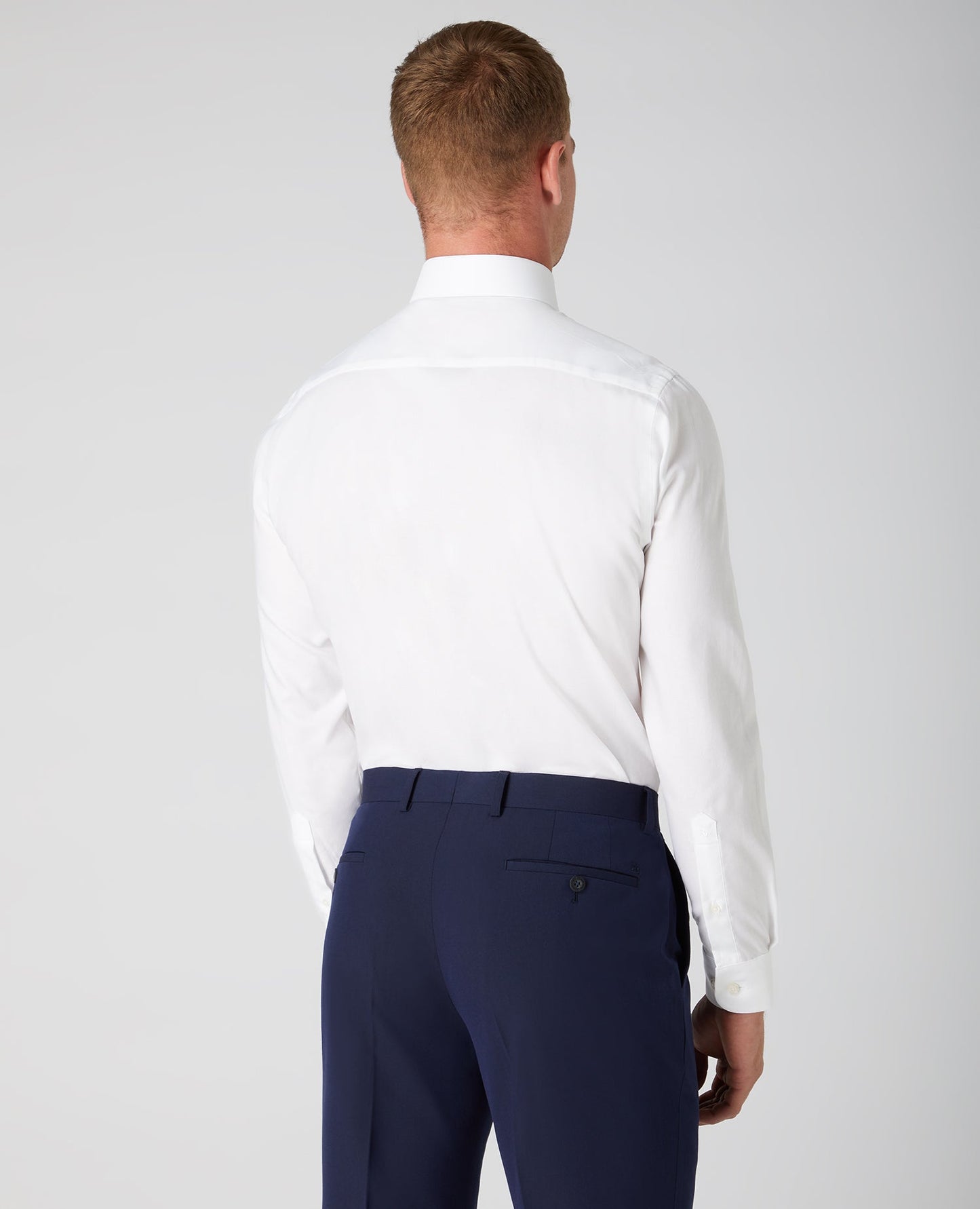 Tapered Fit Oxford Cotton Shirt