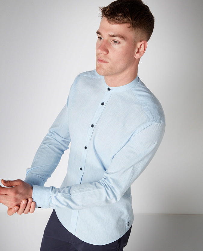 Tapered Fit Cotton Shirt