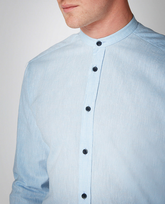 Tapered Fit Cotton Shirt