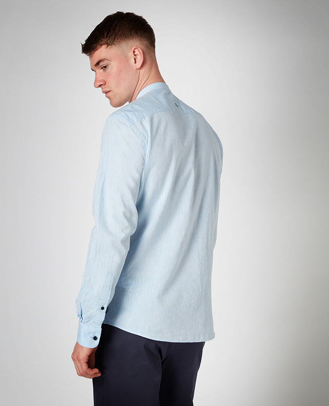 Tapered Fit Cotton Shirt