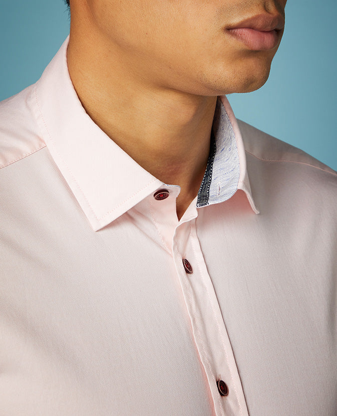 Tapered Fit Cotton Shirt