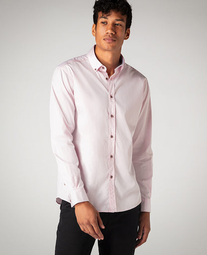 Tapered Fit Cotton Shirt