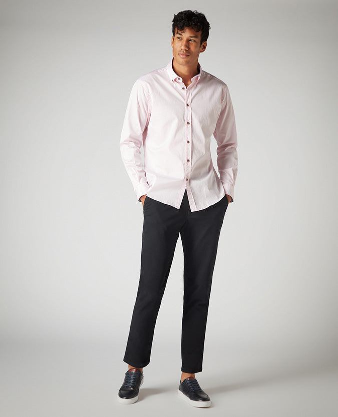 Tapered Fit Cotton Shirt