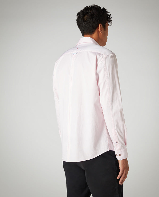 Tapered Fit Cotton Shirt