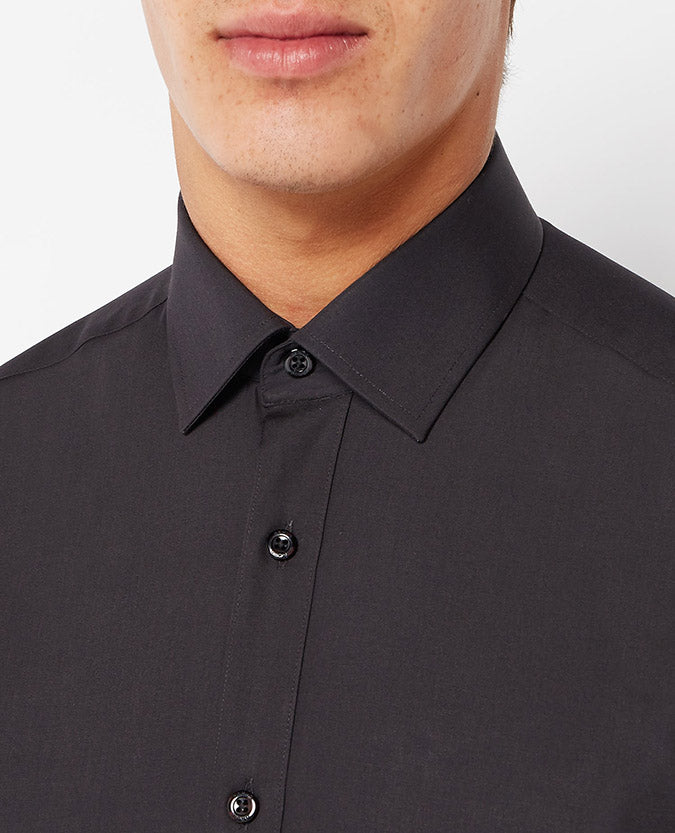 Tapered Fit Cotton-Blend Shirt