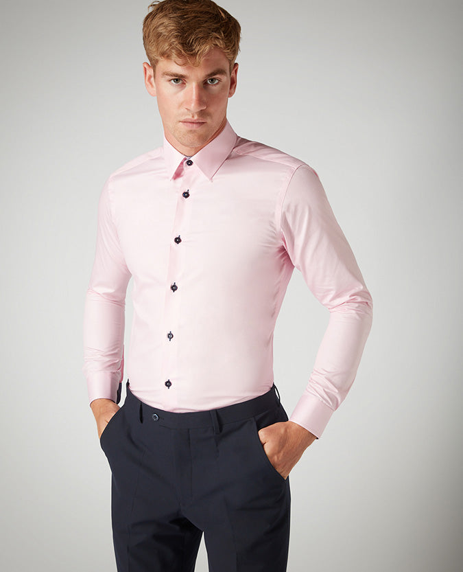 Slim Fit Cotton-Blend Shirt